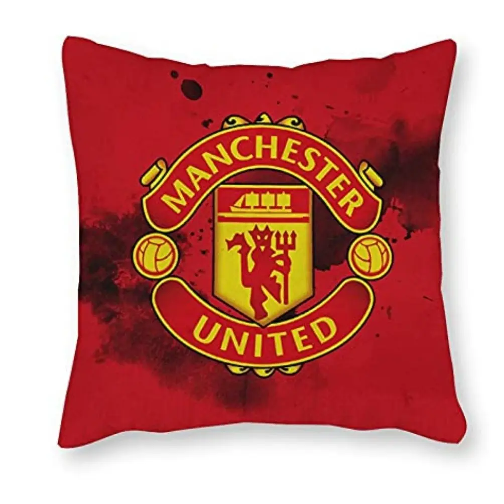 Manchester United Cushion Cover 45x45cm Brand New In Wrappers