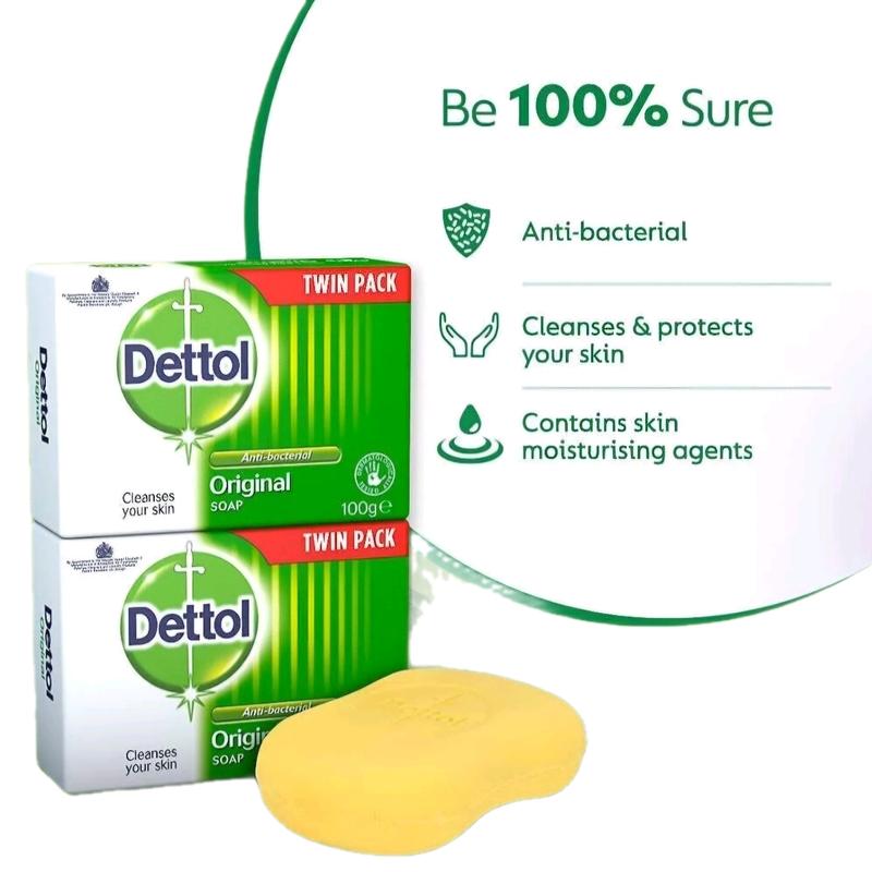 12x 100g Dettol Soap Bar Original Antibacterial Bar Soap Anti Bacterial Hand Wash Body Wash Body Care Skin Care Comfort Cleanser Cleansing Expire 09/2025 1