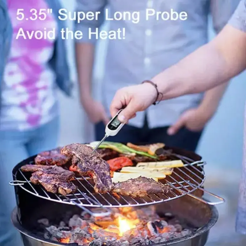Meat Food Thermometer Digital Temperature Probe Cooking Jam Sugar BBQ Turkey 4