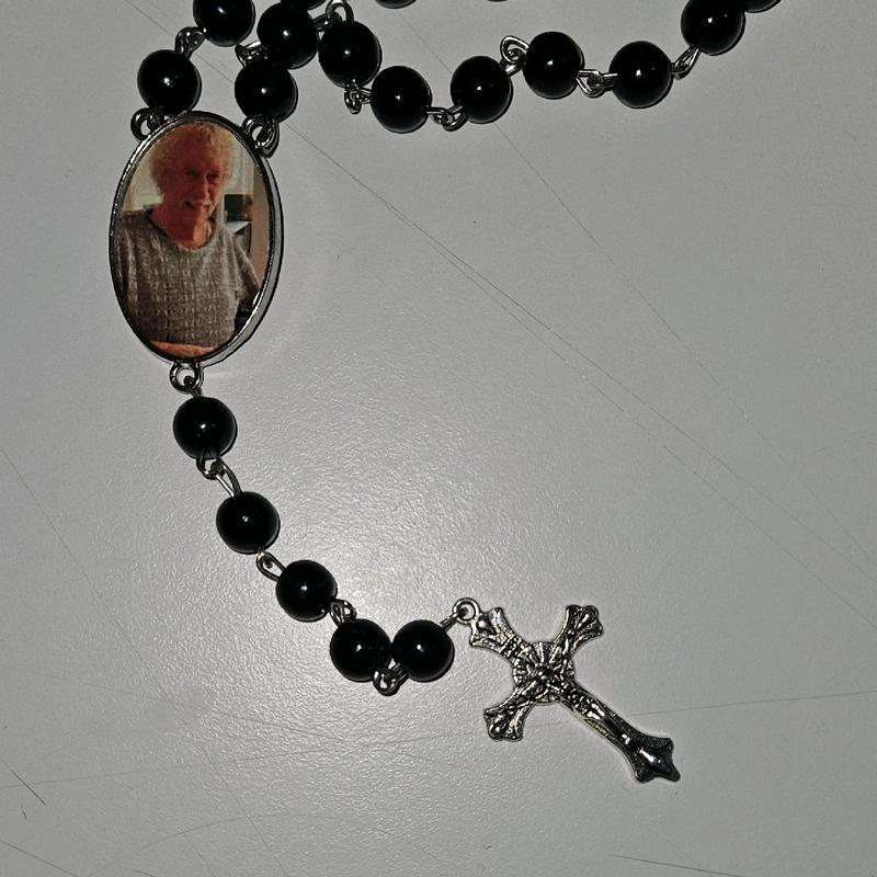 Personalised Photo Rosary Beads - Customizable necklace with Your Own Image 4