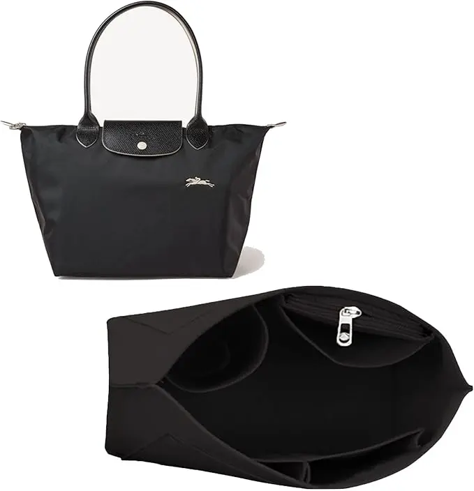 Felt Insert Bag for Longchamp Handbags - Travel Purse Organizer & Makeup Bag Divider 3