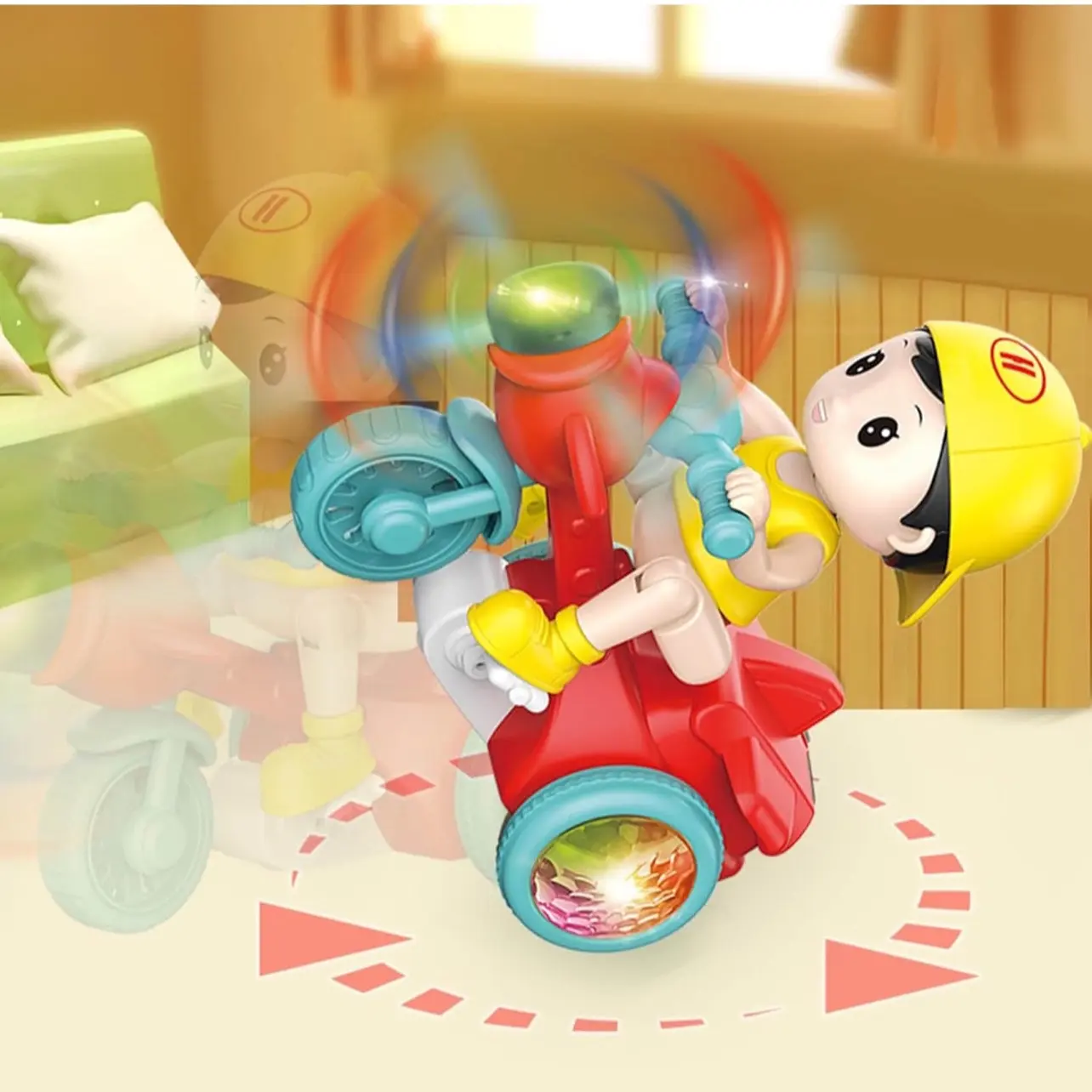 Musical Tricycle Toy for Kids with Light and Sound - Educational and Fun Cycle for Children - Great Gift Idea