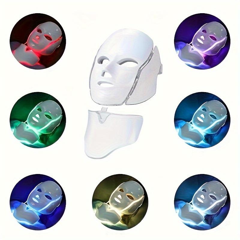 Product Introduction of Plug-in LED Seven-color Face Care Face Mask 7-Color LED Face And Neck Care Mask 4