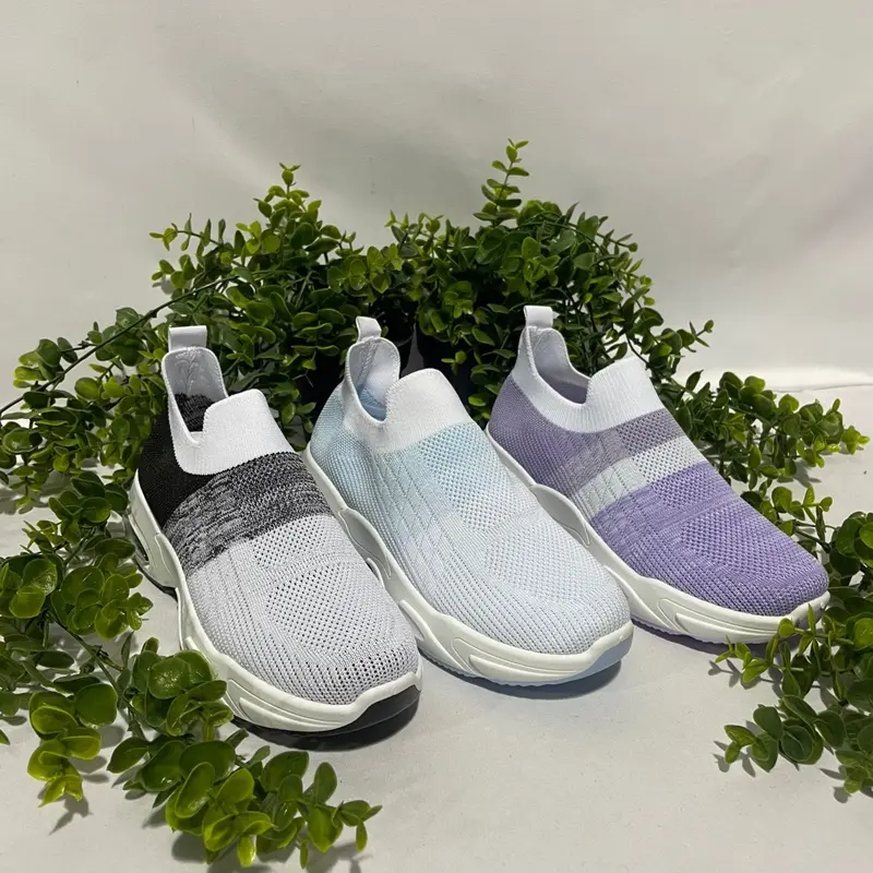Women's Slip-On Trainers in 3 Colours - Footwear for Walking - YD936