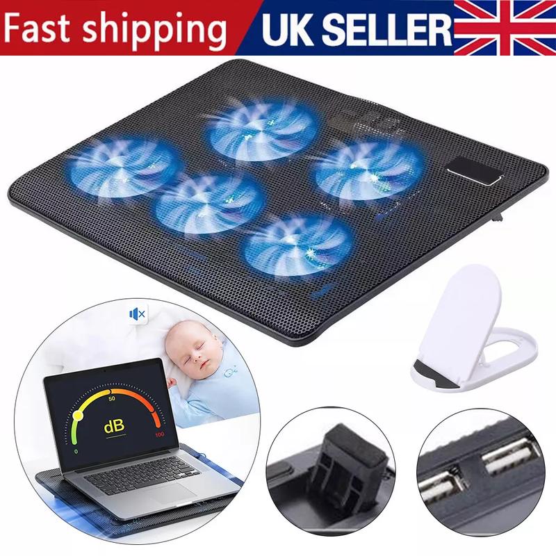 Universal Super Silent Cooling Pad For Laptop, Netbook, Macbook Adjustable Stand 0