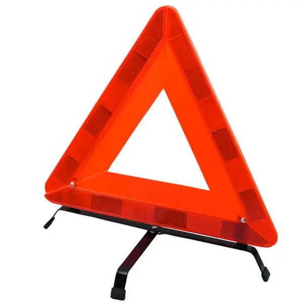 Car Warning Safety Triangle - Highly Reflective and Foldable 0