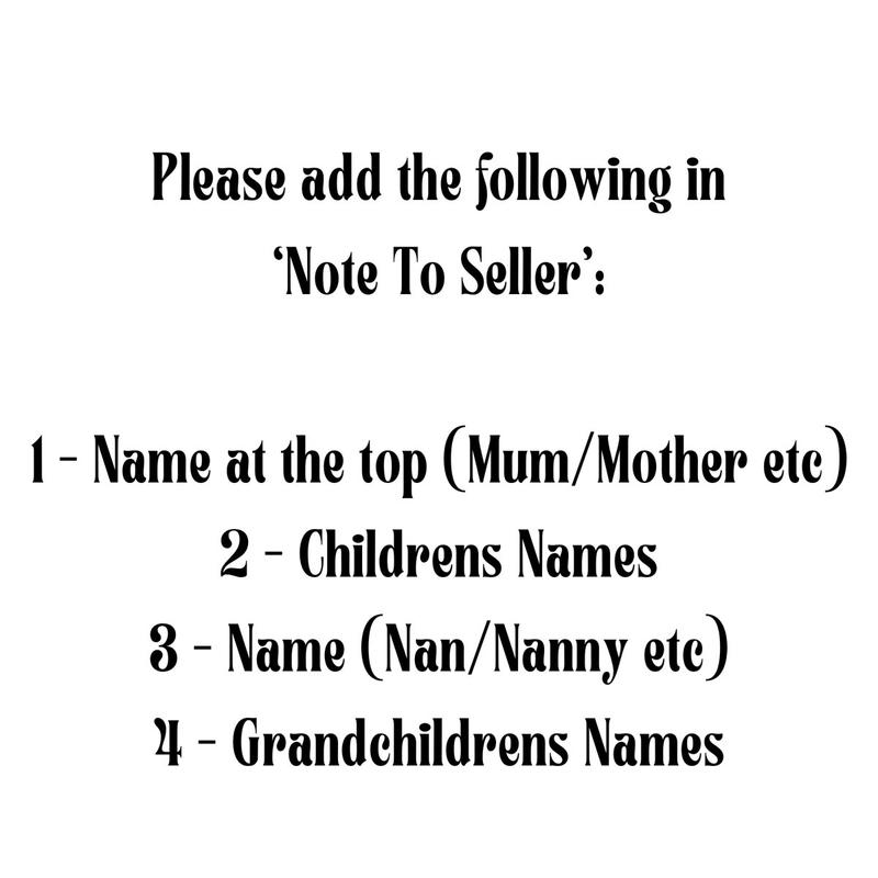 Personalised Gift For Nan, Gift For Mum, Mother's Day Gift, Birthday Gift For Mum, Birthday Gift For Nan, Christmas Gift For Mum 3