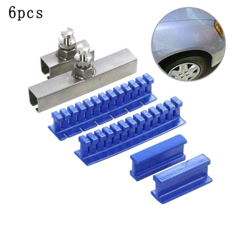6pcs Set Paintless Dent Removal Kit Slide Hammer Puller Tab Auto Car Repair Tool 8