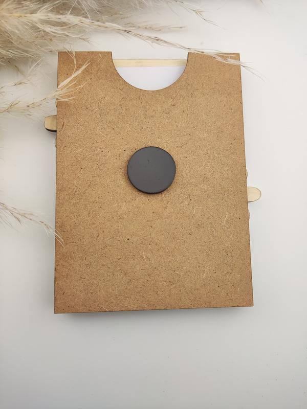 Mother's Day Polaroid Style Photo Frame, Magnetic Wooden Picture Frame, Gift For Mom, Memories Keepsake 5