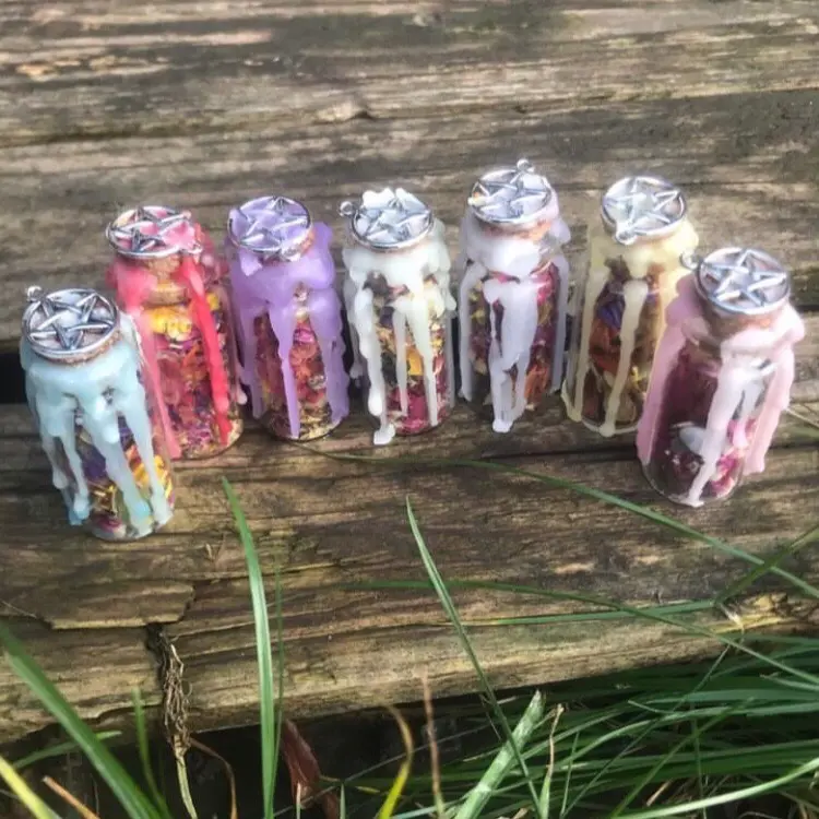 Powerful spell jar witch bottle select any intention lucky charmed amulet to bring protection, love, money, negativity removal or any chosen intention from the list