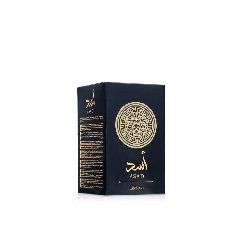 Asad Lattafa Black Eau de Parfum Spray 100ml for Men Gift Fragrance - Arabian Fragrance 4
