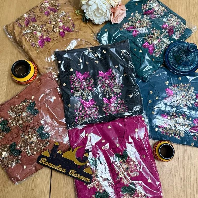 Silk hand D2 embellished collection EId/Party wear Small/Medium/large/XL
