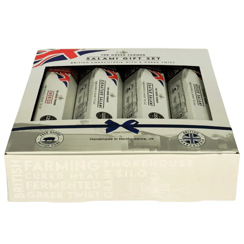 Salami Gift Set | British Carnivore Gift | British Free Range Pork | Made in Hertfordshire | No Fridge | 12 Months Shelf Life 3