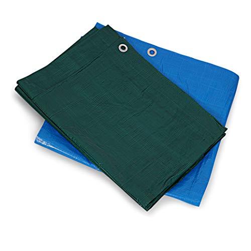 KAV - 1.80 x 2.70M (6x9 FT) Green Strong Waterproof Universal Tarpaulin Tarp sheet in - Ground Sheet Covers For Camping Fishing Gardening Pets  Premium Quality Cover Made of 80 gram 4