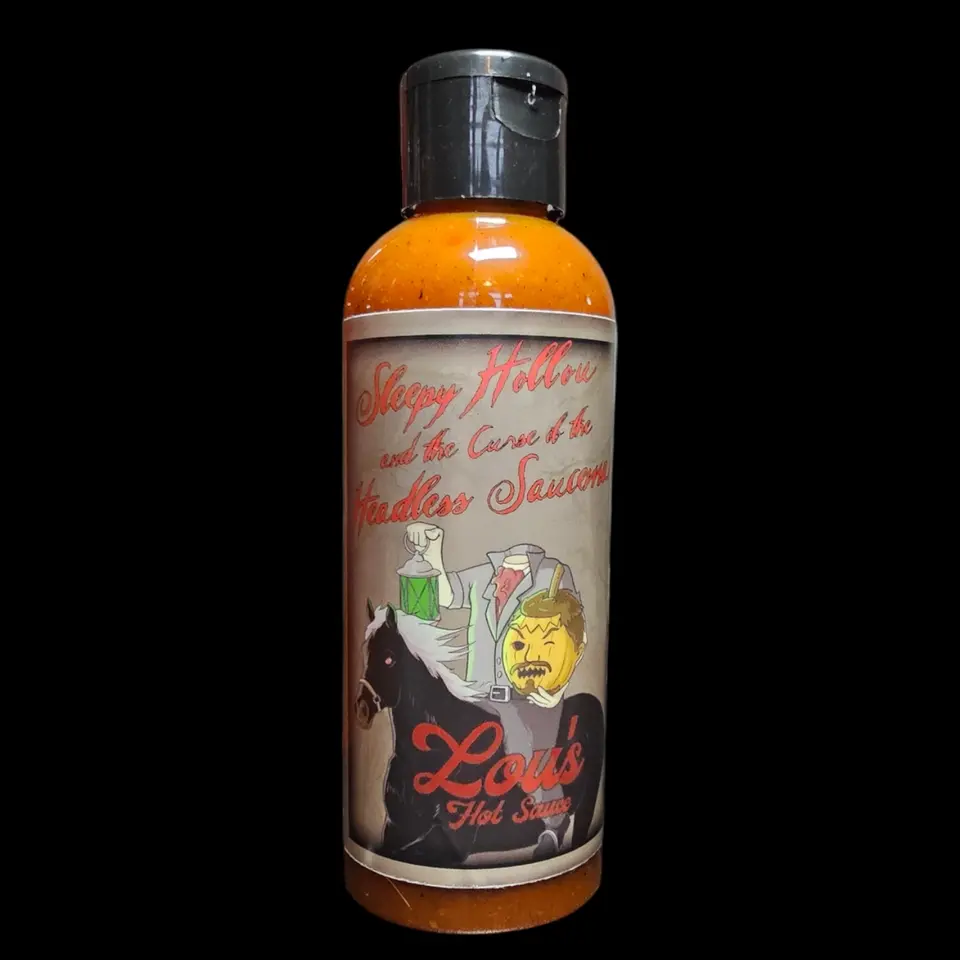 Sleepy Hollou & The Curse of the Headless Sauceman - Pumpkin Spice Hot Sauce
