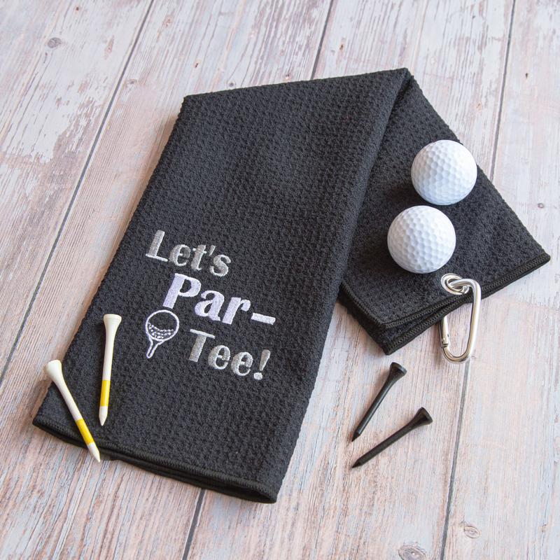 Aztex Tri-Fold Golf Towel With Novelty Logo 4
