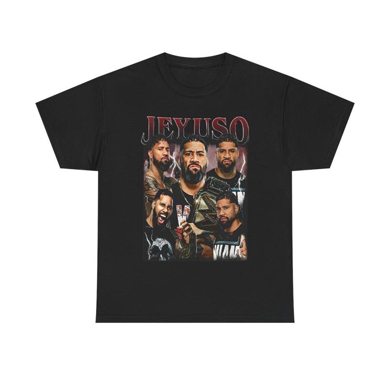 Vintage Jey Uso Shirt, Jey Uso WWE Unisex T-Shirt, Wrestling Fan Gift, Jey Uso Tee 4