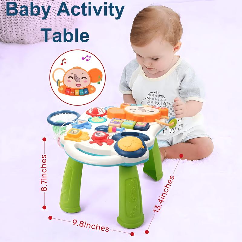 2-in-1 Baby walker and Baby interactive entertainment game table 5