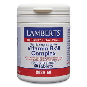 Lamberts Vitamin B-50 Complex 60 Tablets