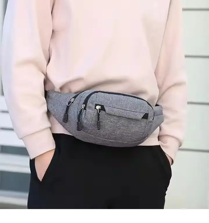 Multifunctional Waist Bag, Men & Women, Wear-resistant Scratch-resistant Crossbody Waist Pack, Portable Waist packs  for Travel Walking Running Hiking Cycling 2