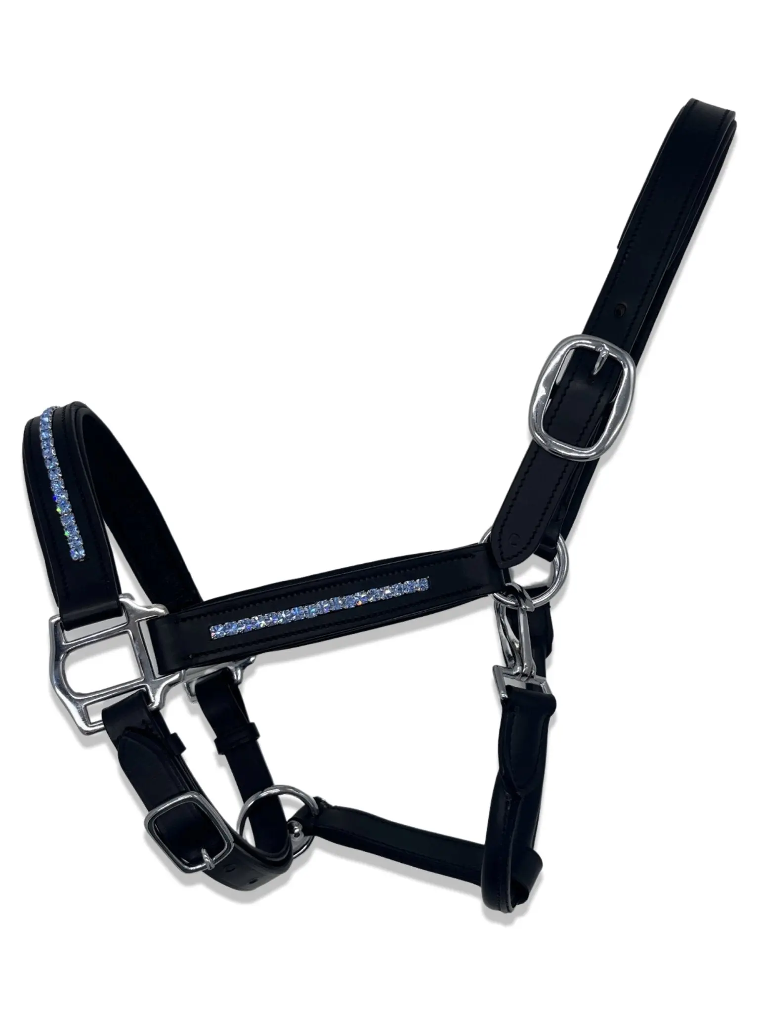 Ice Blue Leather Headcollar