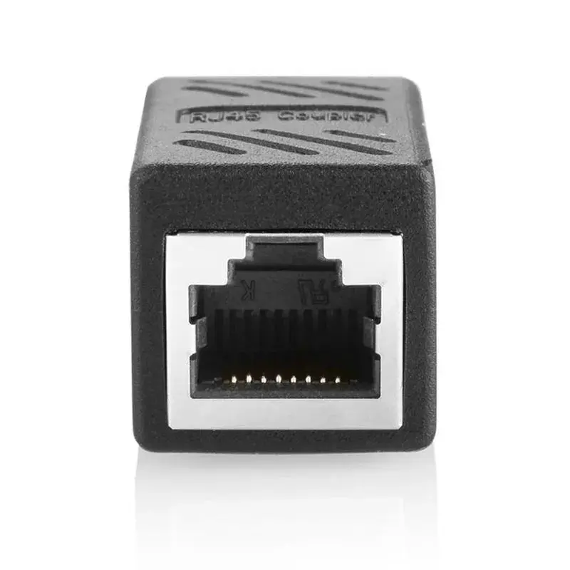 New RJ45 Connector Cat7/6 Ethernet Adapter Gigabit Interface Network Extender Convertor For Extension Cable Female to Female 3