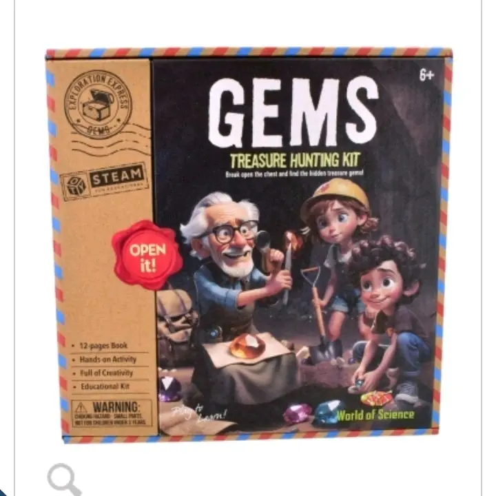 Gems Treasure Hunting Kit In Colour Box 4