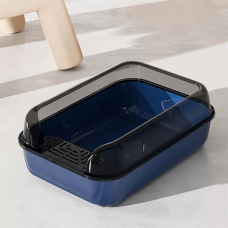 Extra Large Open Cat Litter Box Deep Pan Anti-Splashing Cat Toilet Potty Tray,Anti-Splash Cat Litter Box, Semi-Closed Litter Pan, Litter Box Cleaning Products 2
