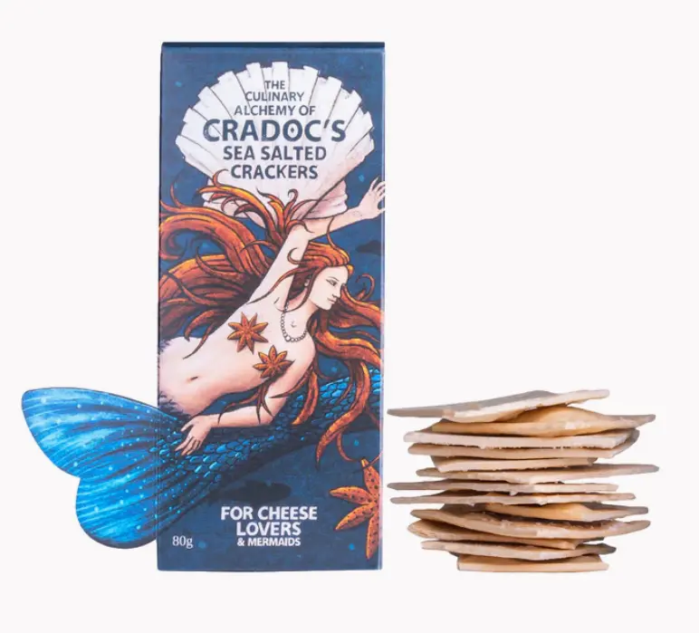 Cradoc's Sea Salted crackers 80g