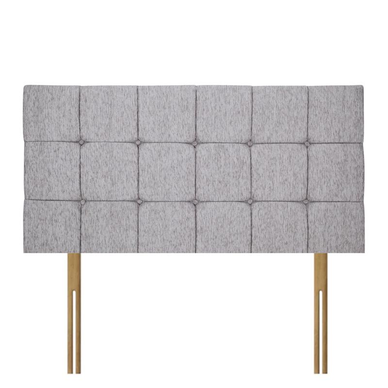 Chenille Fabric Cubic Divan Headboard Bed Head Upholstery Fabrics Headboard Headboards Upholstered Beds 20" Small Double King Super king size. 3