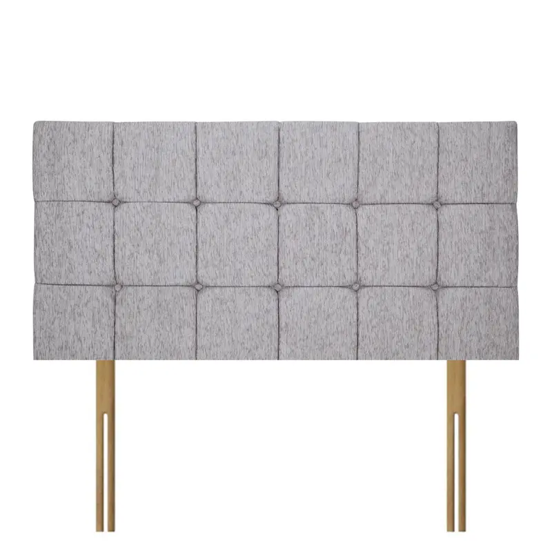 Chenille Fabric Cubic Divan Headboard Bed Head Upholstery Fabrics Headboard Headboards Upholstered Beds 20" Small Double King Super king size. 2
