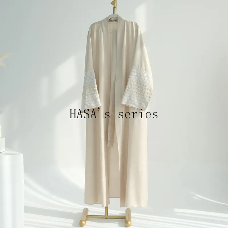 HASA's series  HS0994 Embroidered Elegant Cardigan Robe 3