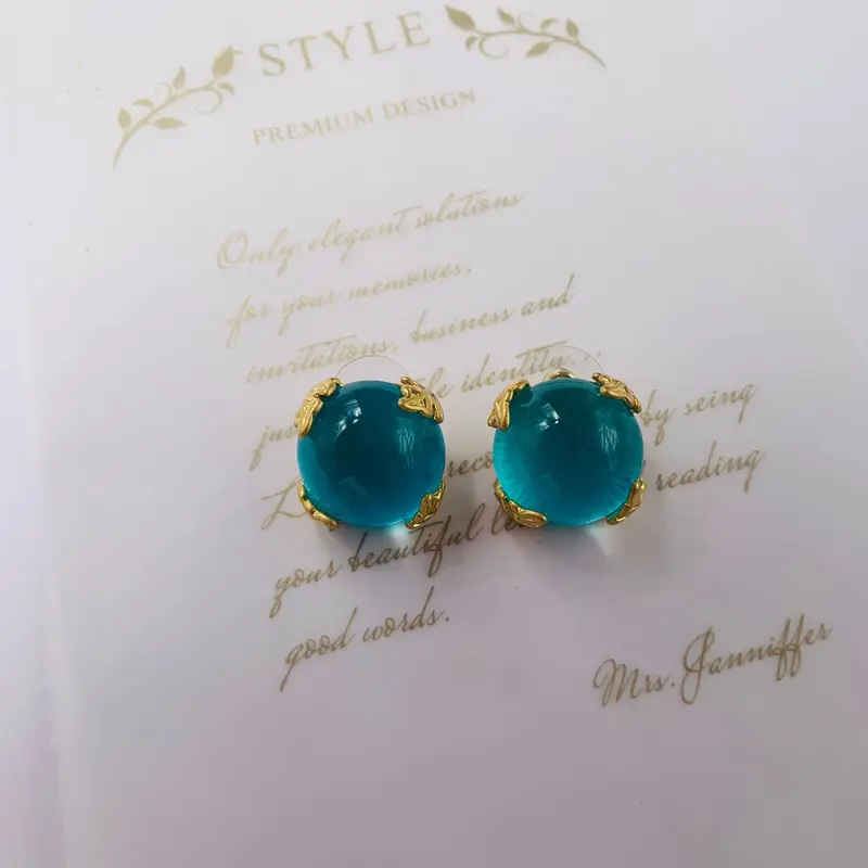 Azure Gold Plated Jewellery Set: Necklace, Bracelet & Earnings, Gold Layering Necklaces, Jewelry Gift Set for Wife/Mum, TIKTOK Jewelry Set, Birthday Gift, Anniversary Gift, necklace jewelry, Christmas Gift, clover necklace, Best Gift, Wedding Jewelry Set 6