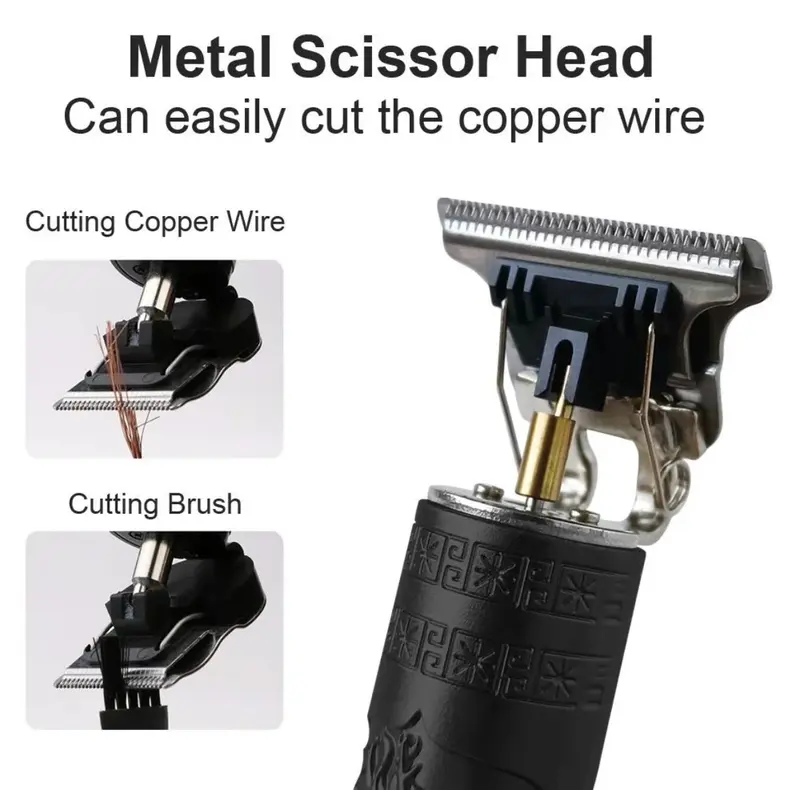 60% off! Professional Men's Hair Clippers & Beard Trimmer - Cordless Electric Shaver Kit for Barber-Grade Grooming (Ideal Christmas Gift) 8