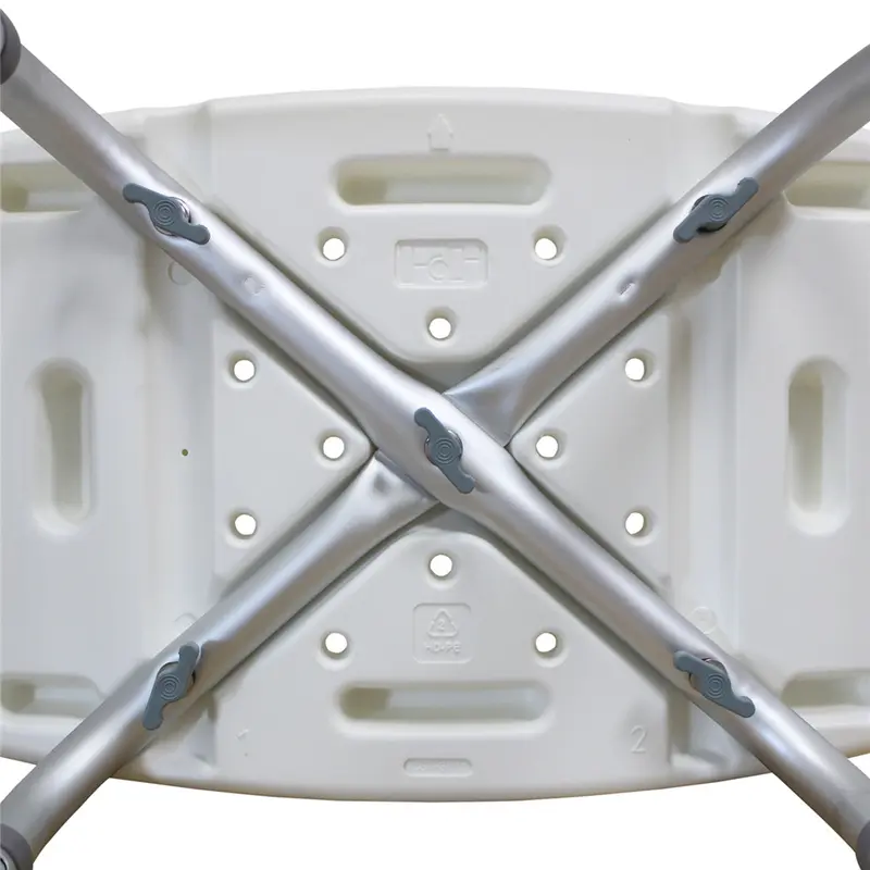 White 1.35MM Simple Bath Chair 3