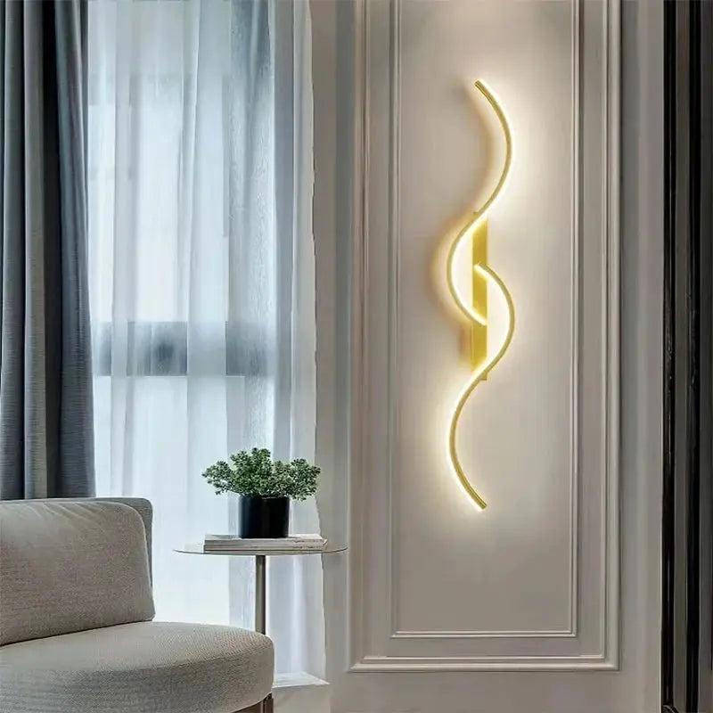 Long Strip LED Wall Sconce - Minimalist Indoor Lighting Fixture 1