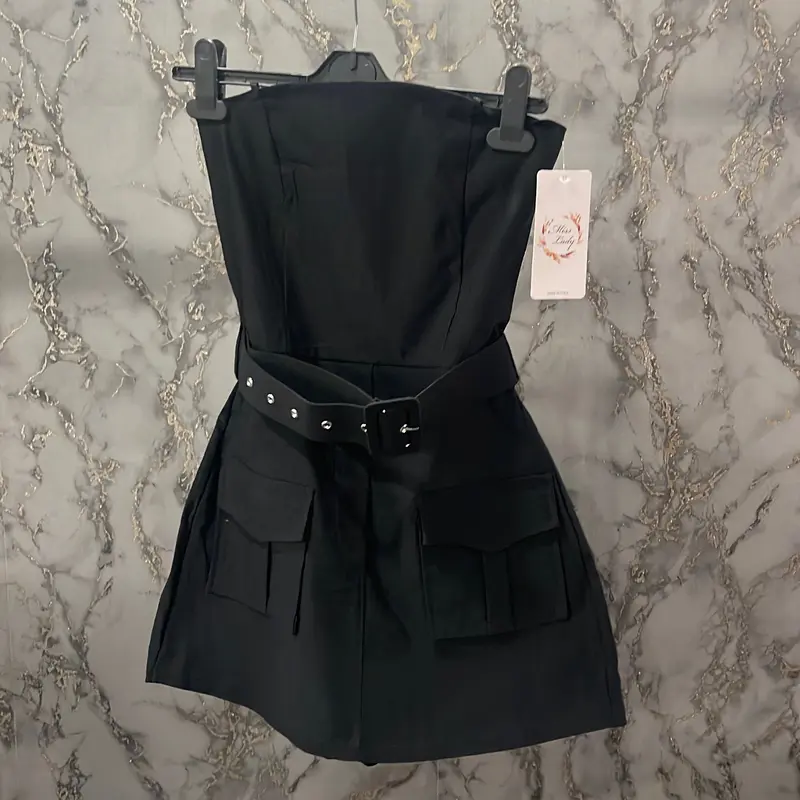 Belted Cargo Skort Dress 2