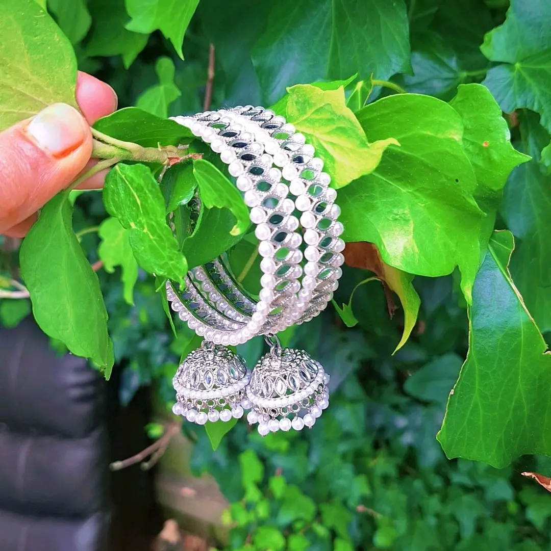 bangles in silver size 2.6 and 2.8