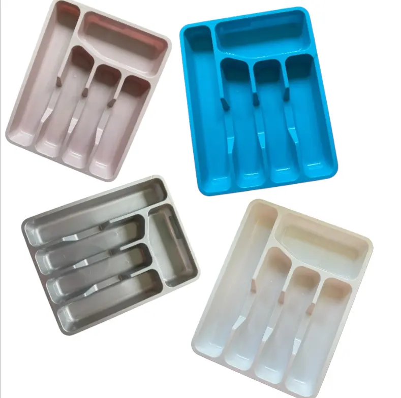 5 COMPARTMENT SMALL CUTLERY TRAY ORGANISER TIDY HOLDER STORAGE Boxes Utensils Kitchen