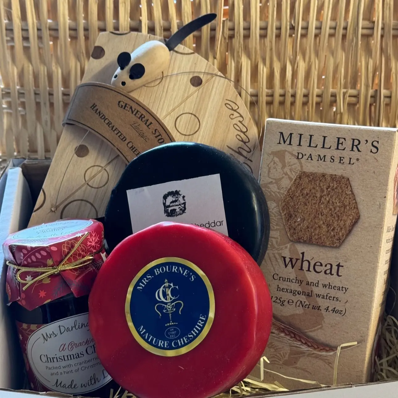 Cheshire & Cheddar Truckle Hamper Gift Box - The perfect gift for cheese lovers