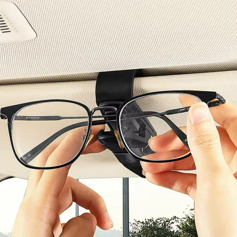 Universal Car Auto Sun Visor Glasses Box Sunglasses Clip Card Ticket Holder Stand Fastener Eyeglasses Car Accessories 3