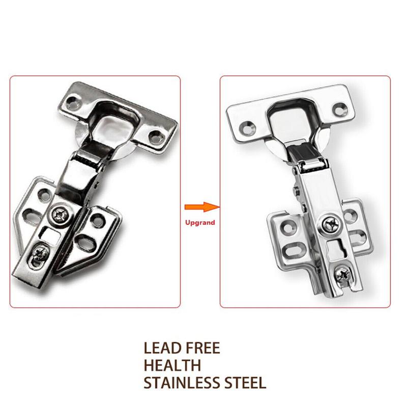 20PCS SOFT CLOSE 35mm KITCHEN CABINET CUPBOARD STANDARD DOOR HINGES NEW 4