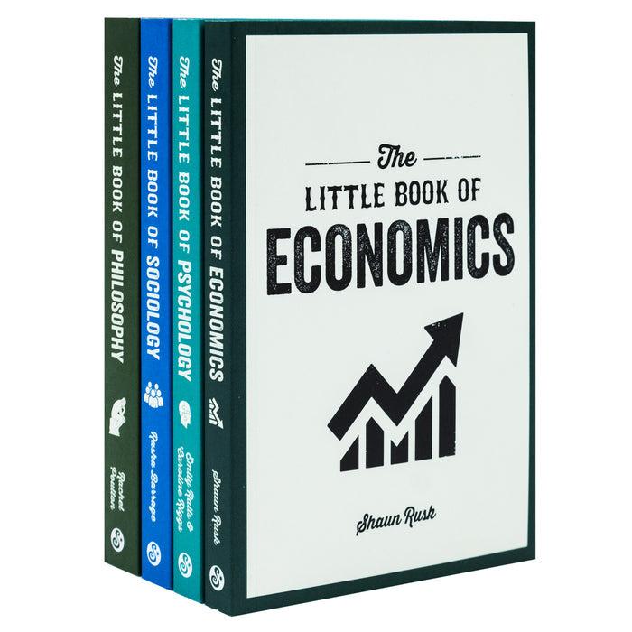 The Little Book of Philosophy, Sociology, Economics & Psychology 4 Books Collection Set 0