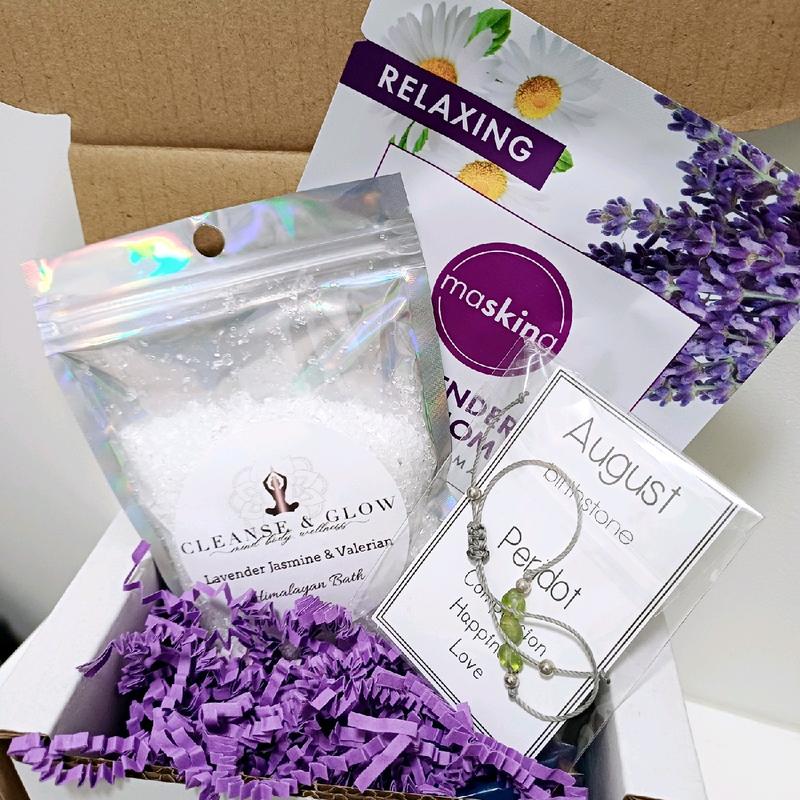 Zodiac Crystal Candle Pamper Hamper Gift Box 3