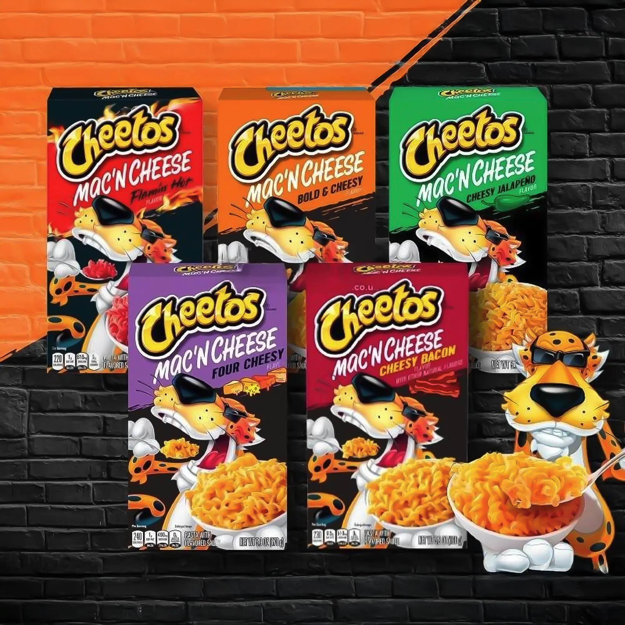 Cheetos Mac n Cheese - 4 Flavors Available - Pasta Meal - Carb