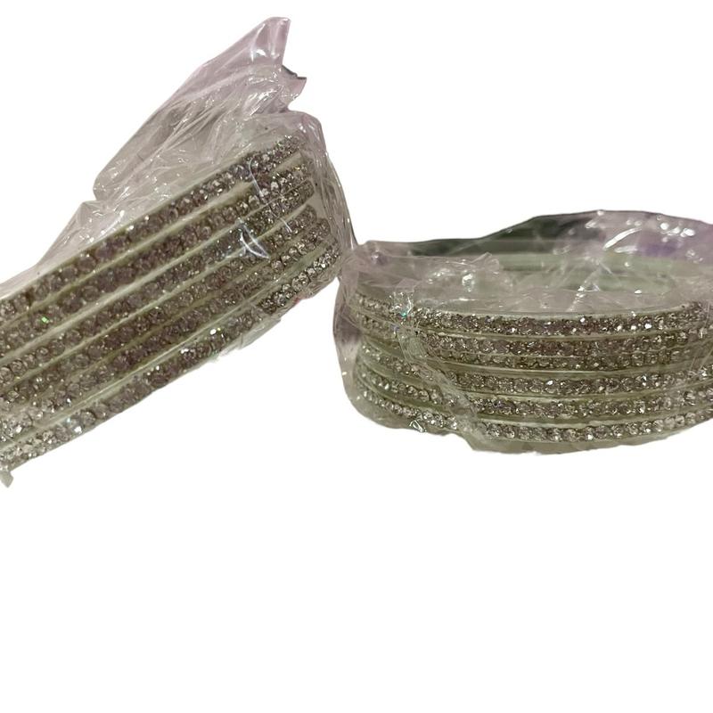Glass Bangles (12pcs) - size 4 (small) 7