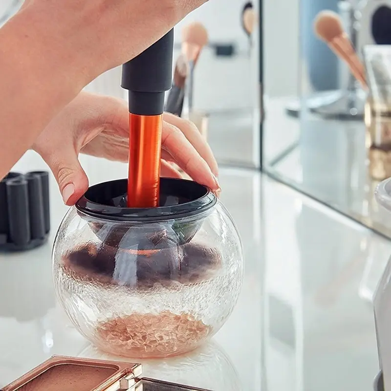 LuxeSilk Electric Cosmetic Makeup Brush Cleaner and Dryer 5