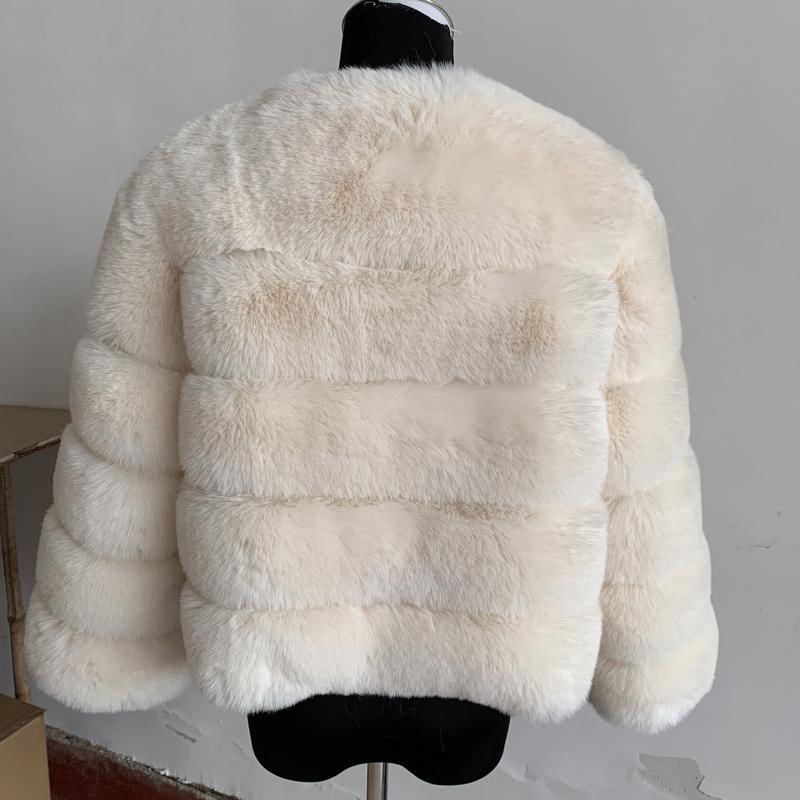 Product Introduction of [2024]Women faux Faux Fur Coat Autumn Winter High Quality Faux Fox Fur Coat fluffy coat fury elegant faux furr 7xl plus size women clothing1 20