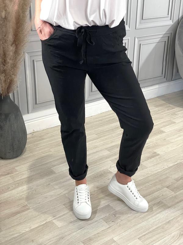 Julia Stretch Magic Trousers Essential Pants regular Curve  size 8-22  Black 2