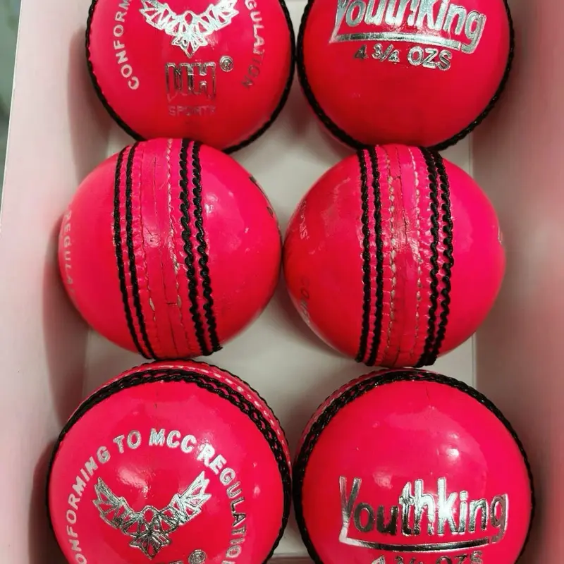 Junior cricket ball pink